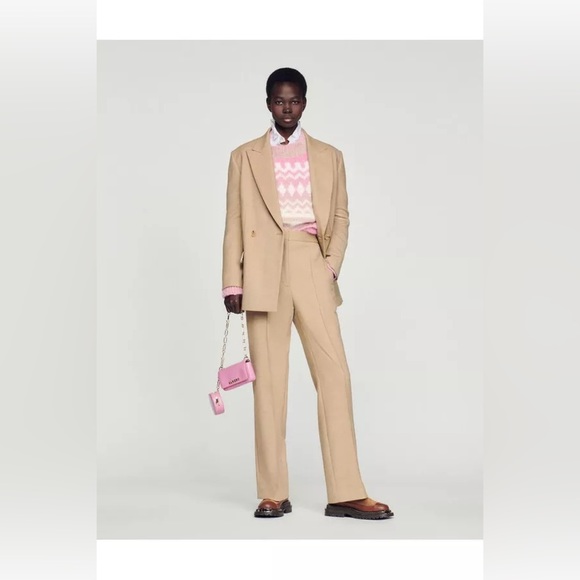 Sandro Straight-Leg Pants - Picture 2 of 9